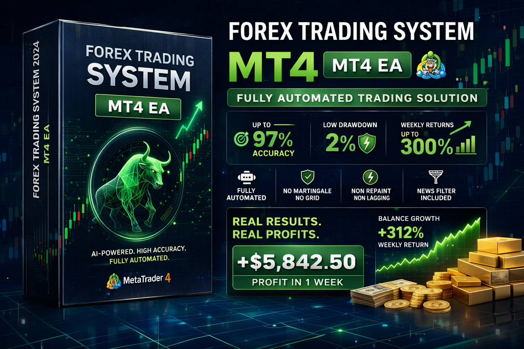 Advanced Forex AI System – Automated Trading for MT4 (Low Risk, High Accuracy)