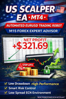 Professional EURUSD Trading Robot MT4 – US EA | Automated Forex System