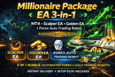 Millionaire Package EA 3-in-1: Scalper, Golden, Forex Robots (MT4)